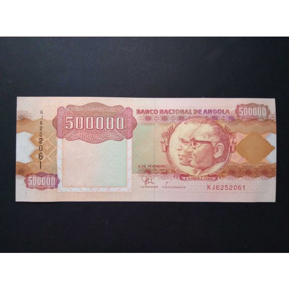 Angola 500000 Kwanzas 1991 UNC-