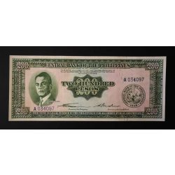 Philippines 200 Pesos 1949 UNC