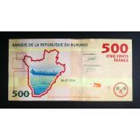 Burundi 500 Francs 2018 Unc