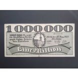 Germany 1 Million Mark Fürth 1923 VF 