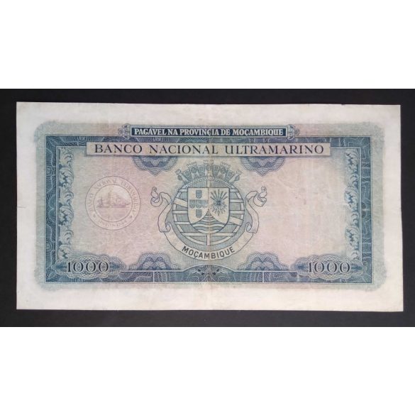 Mozambik 1000 Escudos 1953 F+