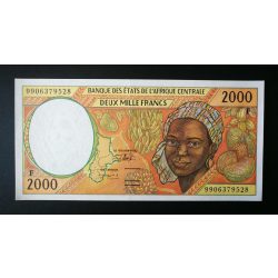   Central African States Central African Republic 2000 Francs 1999 UNC