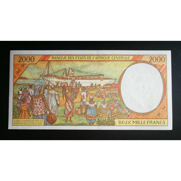 Közép-Afrikai Államok Közép-Afrikai Köztársaság 2000 Francs 1999 UNC 