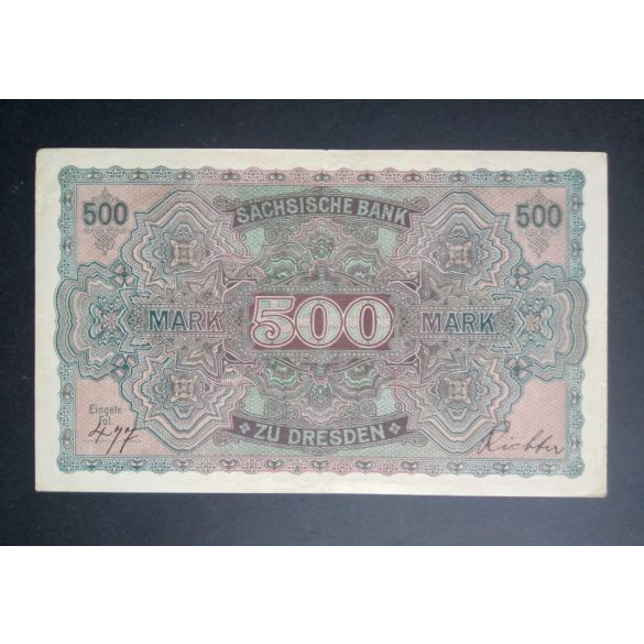 Germany 500 Mark 1922 VF+