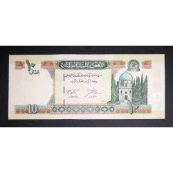 Afganisztan 10 Afghanis 2002 Unc-