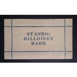 Germany 50 Million Mark Aachen 1923 VF