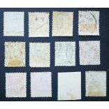 Hungary 1889 Letter, black cipher LOT 12 pcs used