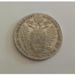 Magyarország I. Ferenc  konvenciós tallér 1825 G Nagybánya gVF/aXF ezüst