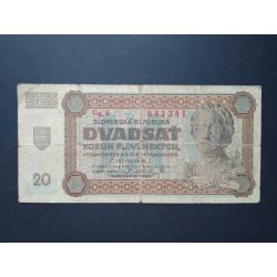 Slovakia 20 Korun 1942 VG+