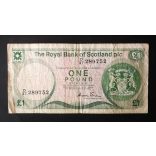 Scotland 1 Pound Sterling 1986 VG+