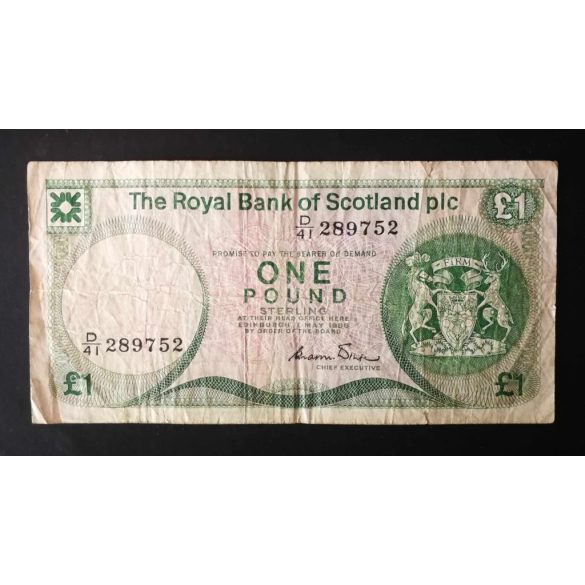 Scotland 1 Pound Sterling 1986 VG+