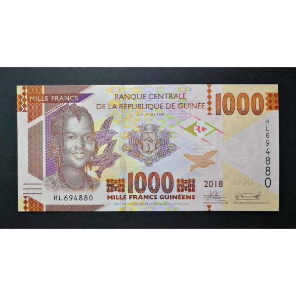 Guinea 1000 Francs 2018 Unc