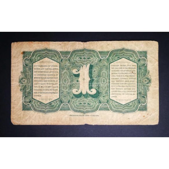 Netherlands Indies 1 Gulden 1943 F
