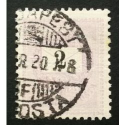   Hungary 1898 Letter, black cipher 2 kr. perf. 12: 11 3/4 (BU)DAPEST (FŐP)OSTA used
