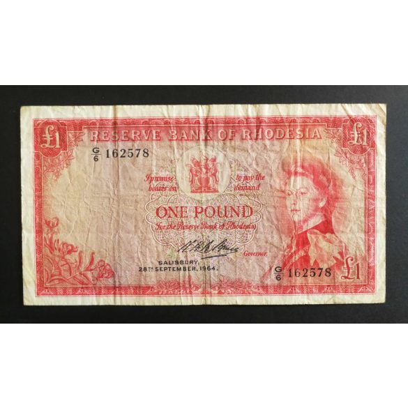 Rhodesia 1 Pound 1964 F