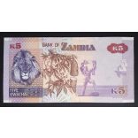 Zambia 5 Kwacha 2021 UNC