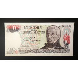 Argentína 10 Pesos 1984 UNC