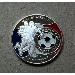   Somalia 10000 Sillings 1998 PP silver - in memory of the World Cup