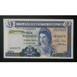 Gibraltar 10 Pounds 1986 UNC