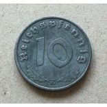 Németország 10 Pfennig 1941 E verdehibás
