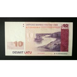 Latvia 10 Latu 2008 UNC