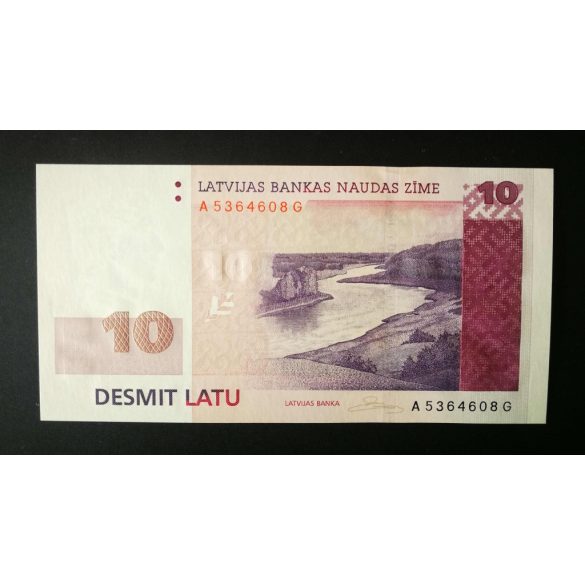 Latvia 10 Latu 2008 UNC