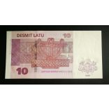 Latvia 10 Latu 2008 UNC