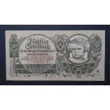 Ausztria 50 Schilling 1945 VF+