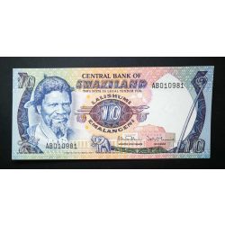 Szváziföld 10 Emalangeni 1985 UNC-