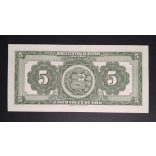Peru 5 Soles de Oro 1963 XF+