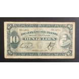 Holland India 10 Gulden 1926 VG+