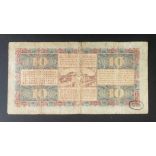 Holland India 10 Gulden 1926 VG+