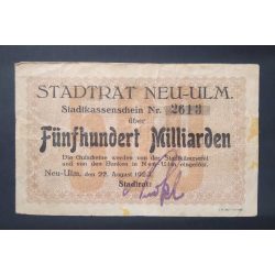 Germany Neu-Ulm 500 Billion Mark 1923 F