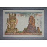 Francia Indokína 5 Piastres 1949 XF