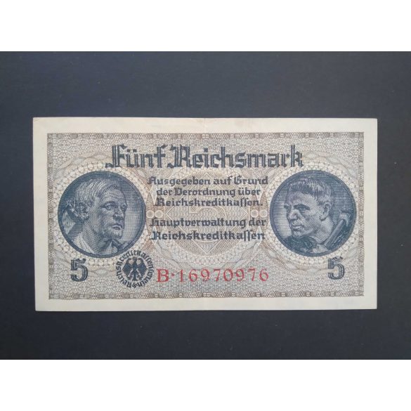 Németország 5 Reichsmark 1940 XF