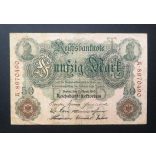 Germany 50 Mark 1910 F+