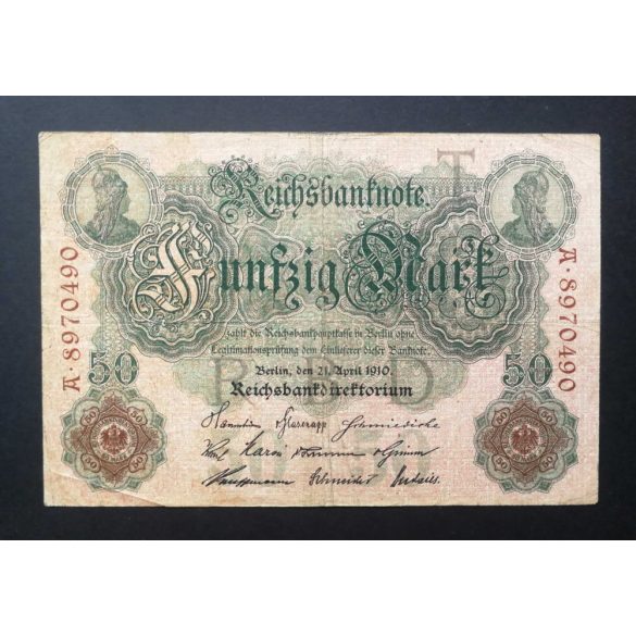 Germany 50 Mark 1910 F+