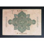 Germany 50 Mark 1910 F+