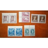 Hungary 1923 Sandor Petofi in pairs ** MNH