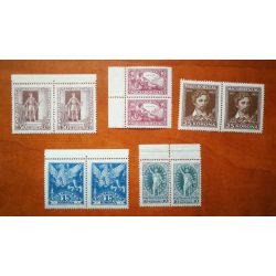 Hungary 1923 Sandor Petofi in pairs ** MNH
