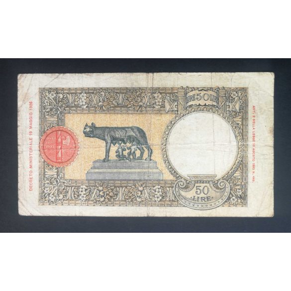 Italy 50 Lire 1926 VG+