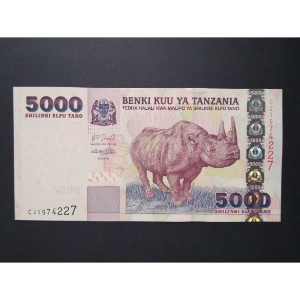 Tanzania 5000 Shillings 2003 UNC