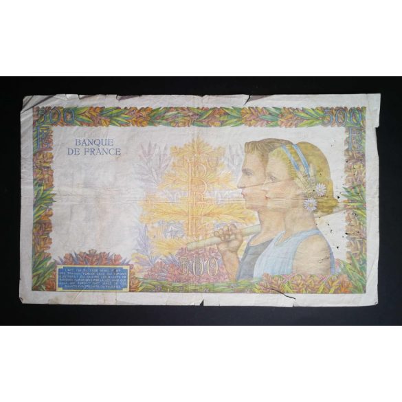 France 500 Francs 1942 VG+