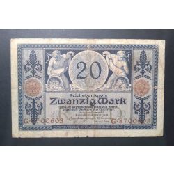 Németország 20 Mark 1915 F-