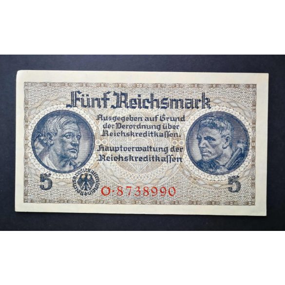 Germany 5 Reichsmark 1940 Aunc