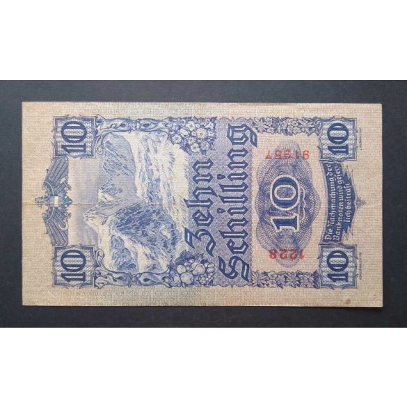Ausztria 10 Schilling 1933 VF