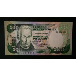Colombia 200 Pesos 1985 UNC