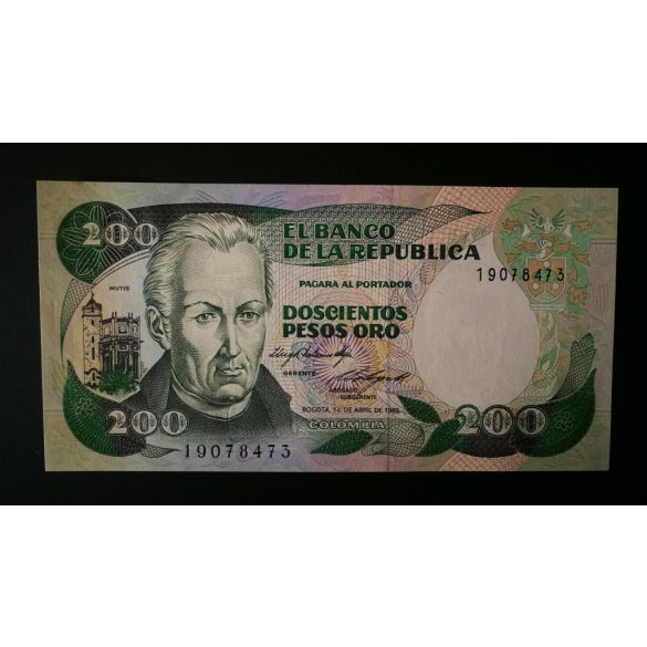 Colombia 200 Pesos 1985 UNC