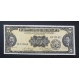 Philippines 5 Pesos 1949 UNC