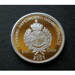 Malta 500 Liras 2001 silver PP, Commemorative coin